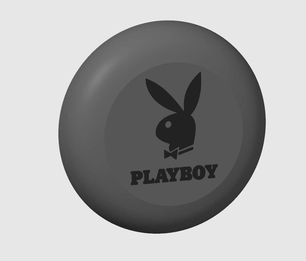 Capôt Logo Playboy pour volant 50cm