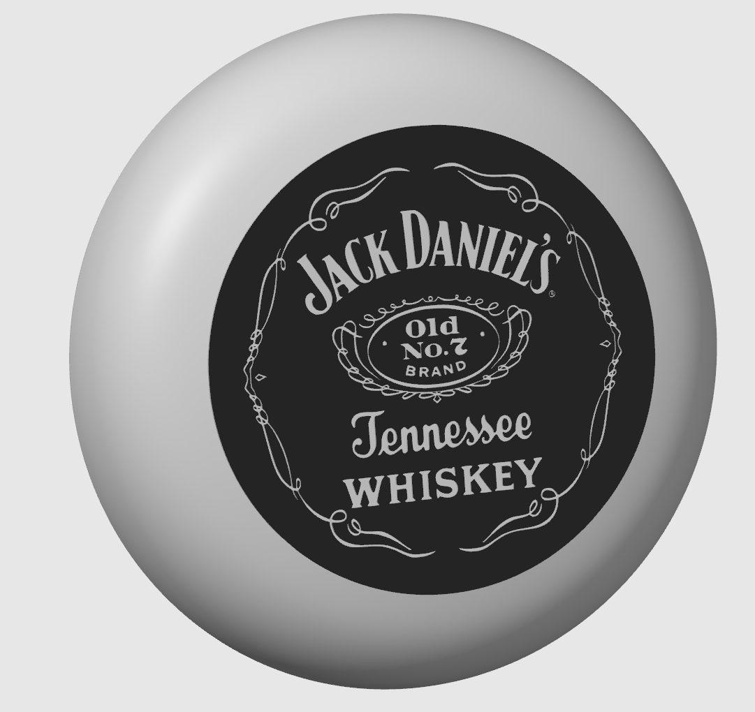 Capôt Logo Jack Daniels pour volant 50cm