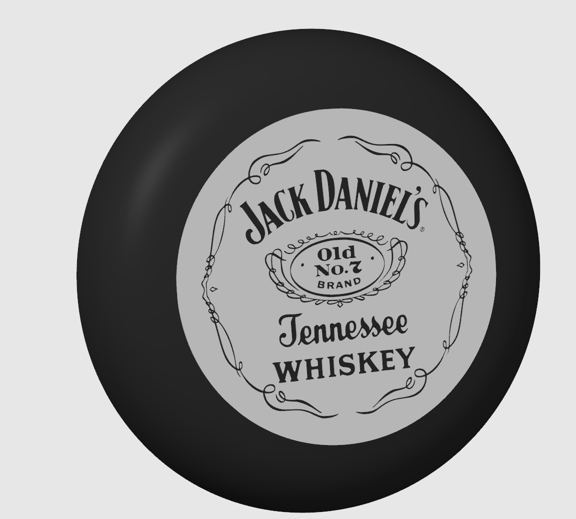 Capôt Logo Jack Daniels pour volant 50cm