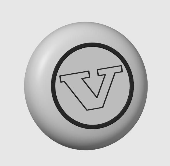 Capôt Logo Volvo pour volant 50cm
