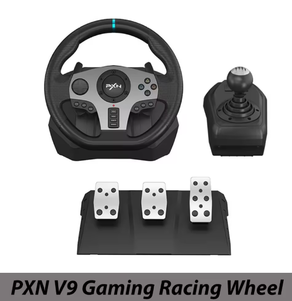 PXN V9 Gen2/V9 Gaming Steering Wheel 270°/900° Racing Simulator for PS4,PS3,PC Windows 7/8/10/11,Xbox One,Xbox Series X/S