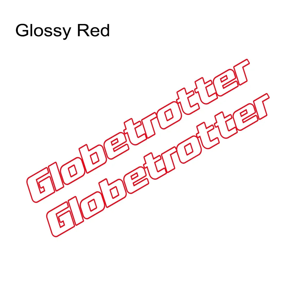 Creative GLOBETROTTER Pattern Car Windows Trim Stickers Stylish Vinyl Film Decals For Volvo FH Auto Tuning Accessories Car Decor