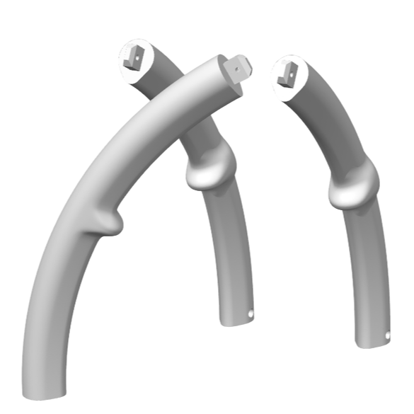 lot 3 contour encauche blanche pour 50cm