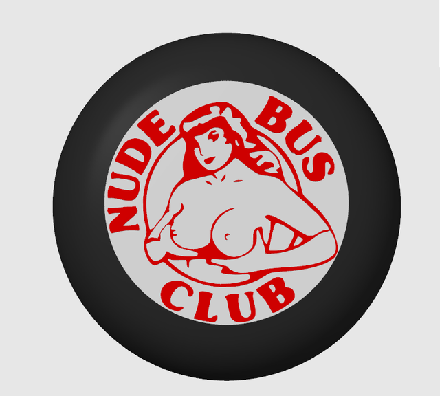 Capôt Logo Nude Bus Club pour volant 50 cm
