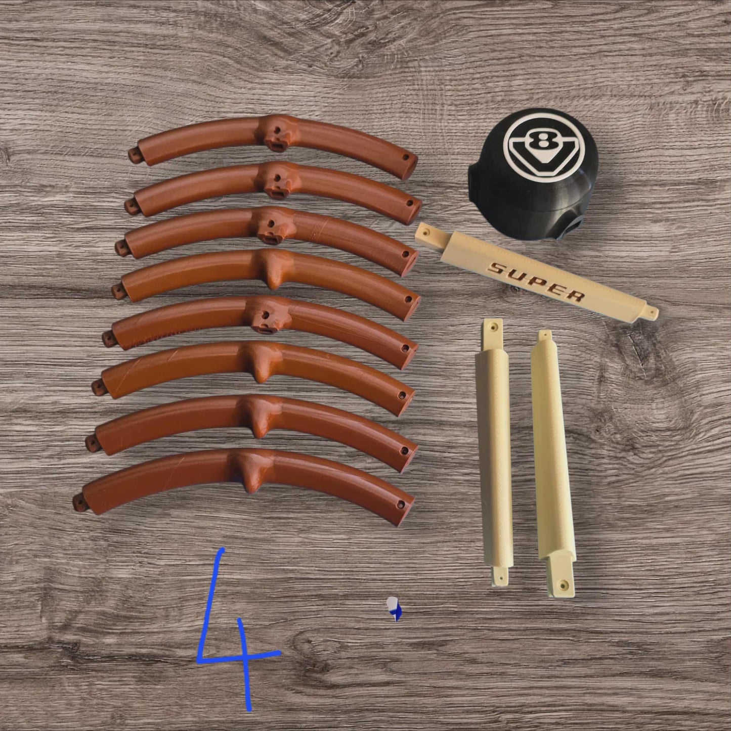 Volant 3 branches 50 cm numéro 4