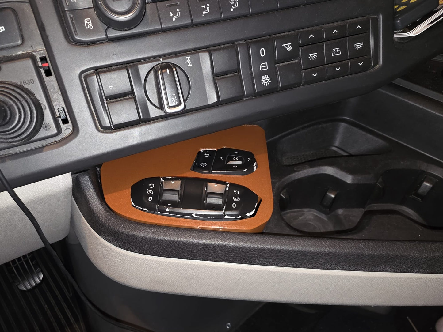 Mandos a distancia para volante de 3 radios de 50cm o 53cm Scania Next Generation - Compatible