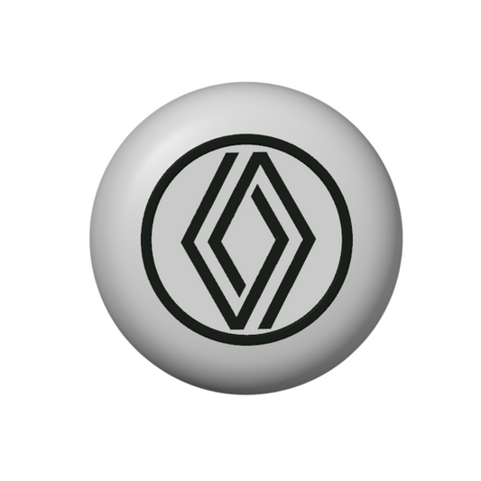 Capot Blanc Logo Renault Noirs