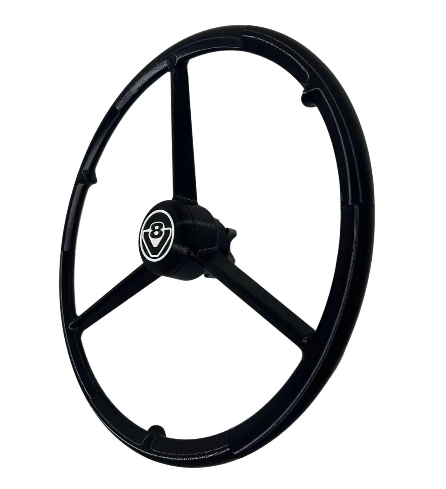 Volant 3 branches 53 Cm Noir, volant de jeux vidéo et simulateurs de conduite