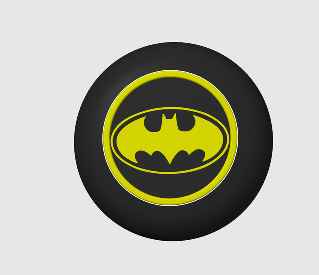 Capôt Logo Batman pour volant 50 cm