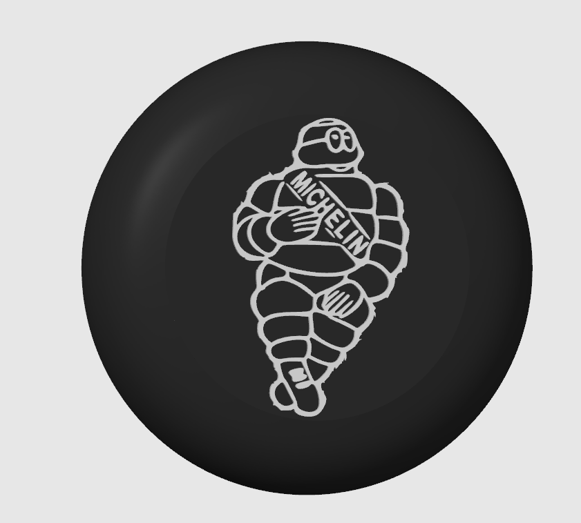 Capôt Logo Michelin pour volant 50cm