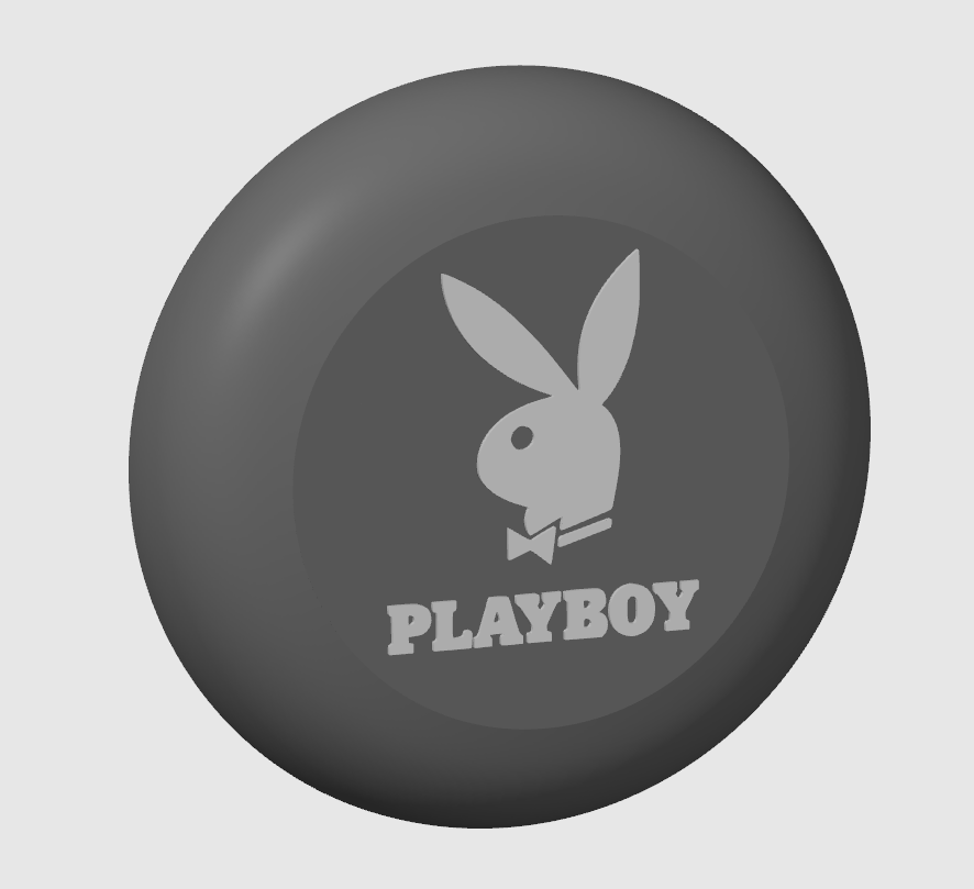 Capôt Logo Playboy pour volant 50cm