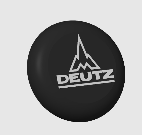 Capôt Logo Deutz pour volant 50cm