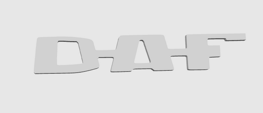 DAF – Logo et décorations puissantes pour setup gaming, bureau et camions. Un design robuste et durable pour un style affirmé