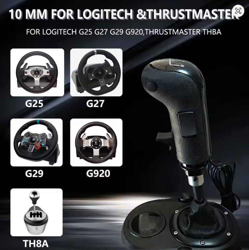 pommeaux de vitesse adaptable Logitech G923 G29 G27 G25 TH8A for ETS2 & ATS Scania
