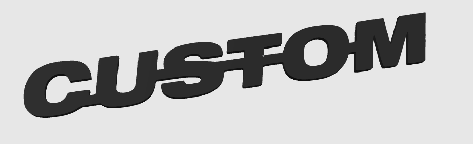 CUSTOM – Logo et décorations sur-mesure pour setup gaming, bureau et camions. Un design unique et durable pour exprimer votre style