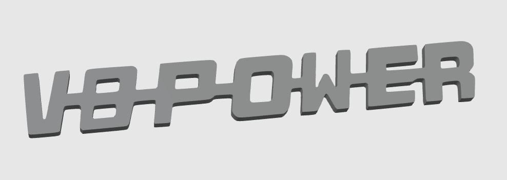 V8 POWER – Logo et décorations inspirés par la performance. Parfait pour setup gaming, bureau et camions. Design puissant et durable