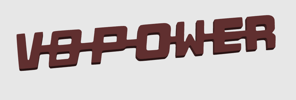 V8 POWER – Logo et décorations inspirés par la performance. Parfait pour setup gaming, bureau et camions. Design puissant et durable