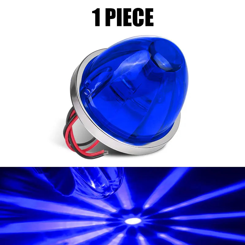 12V 24V Big Watermelon Led Marker Light Turn Signal Lamp Indicators Warning Light For Truck Trailers Caravan Bus Van Lorry