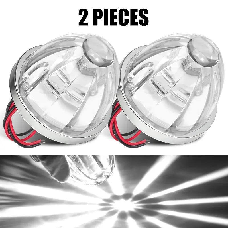 12V 24V Big Watermelon Led Marker Light Turn Signal Lamp Indicators Warning Light For Truck Trailers Caravan Bus Van Lorry