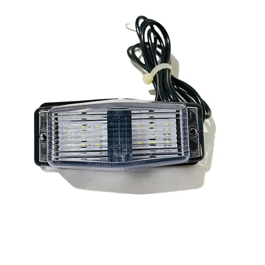2Pcs Amber White LED Truck Scania Front Grille lights DAF grille lamp For Volvo Grille lamp Man DRL Benz truck grille lights