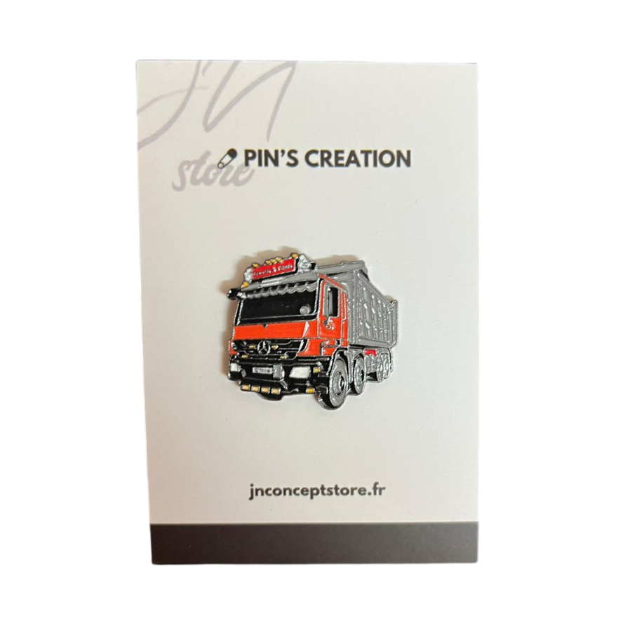 Pin's - Mercedes Actros - Benne