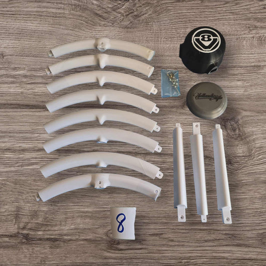 Volant 3 branches 50 cm numéro 8