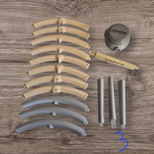 Volant 3 branches 50 cm numéro 3