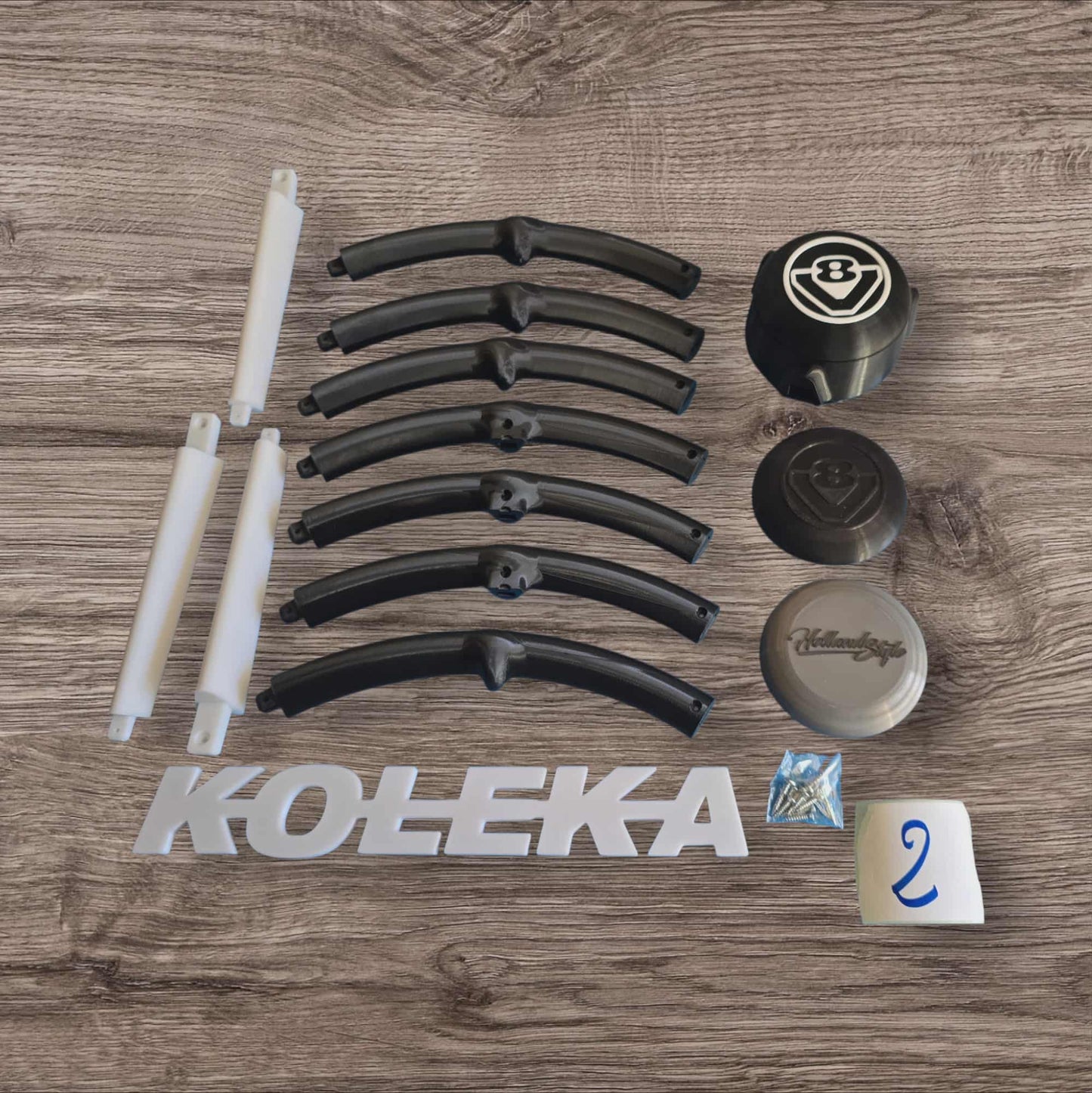 Volant 3 branches 50 cm numéro 2