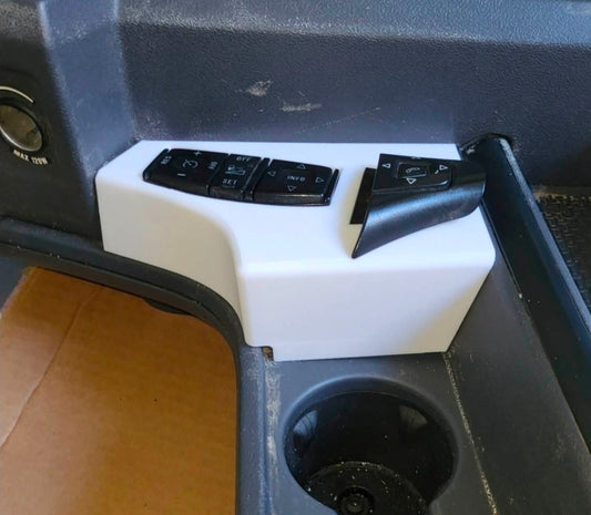 COMMANDES Déportées Volant 3 Branches 50cm ou 53cm, Scania streamline Euro 5 et Euro 6, avec les 2 boutons