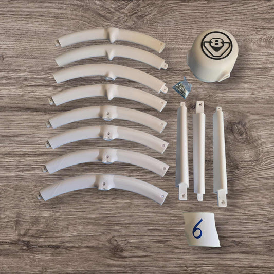 Volant 3 branches 50 cm numéro 6