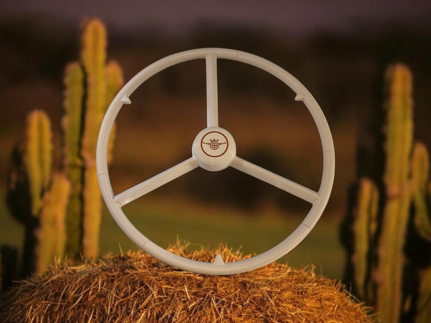 Volant 3 branches 53 cm, Beige